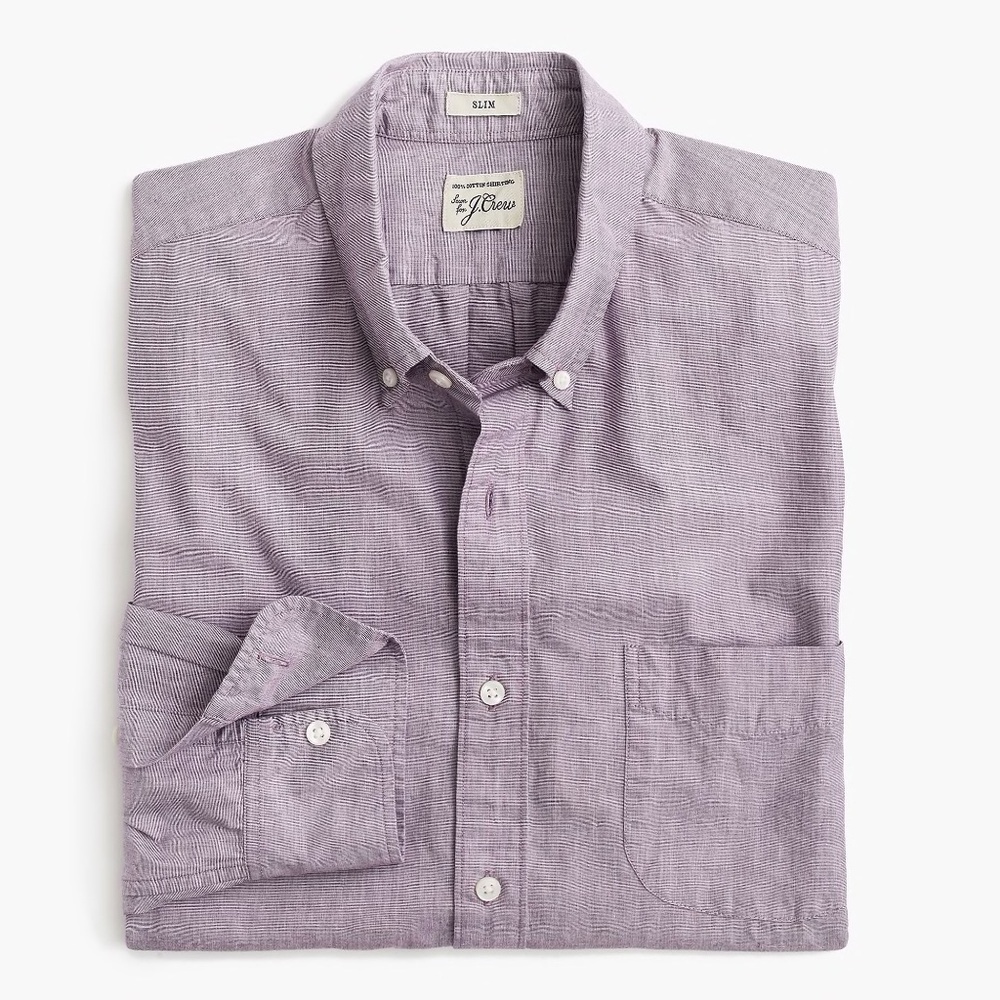 Purple J.crew men’s  shirt